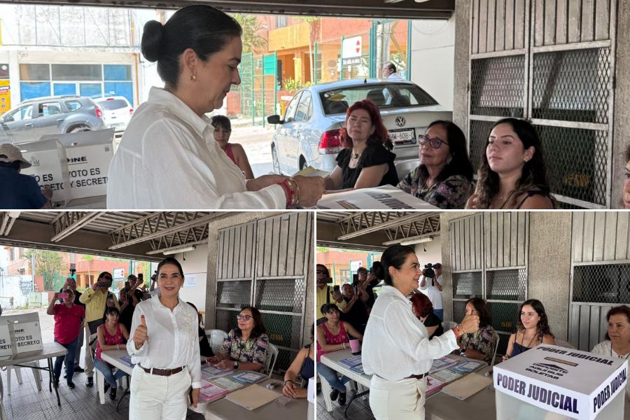 Mónica Villarreal en elección judicial