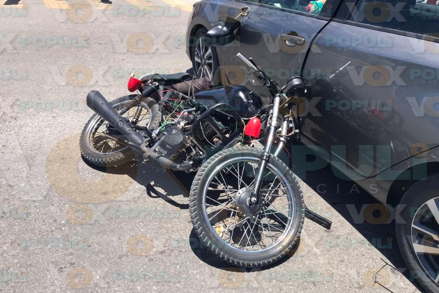 choque con moto en victoria