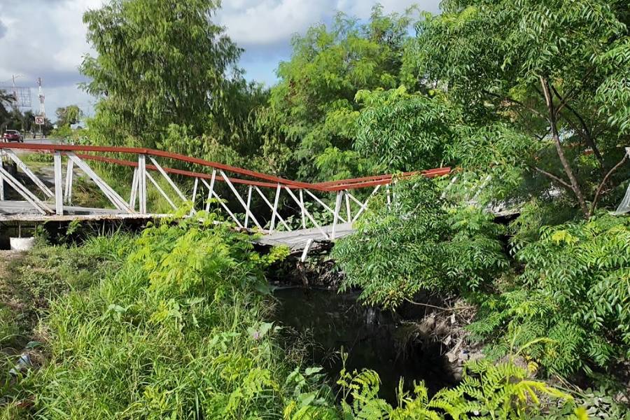 nuevo puente peatonal en Matamoros