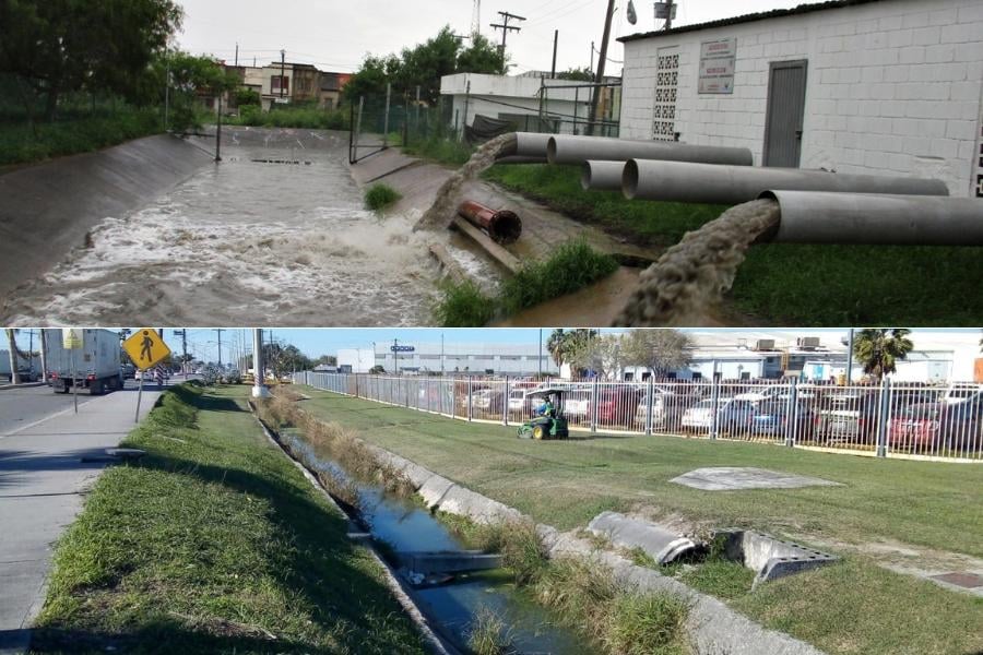 limpieza de drenes en Matamoros
