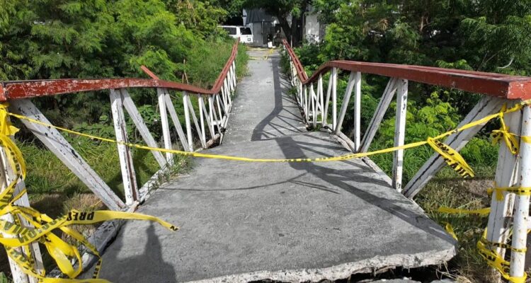 nuevo puente peatonal en Matamoros