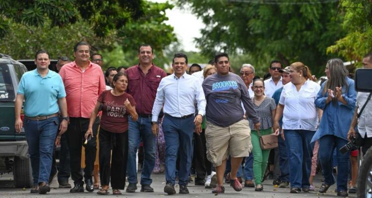 pavimentación colonia México Ciudad Victoria
