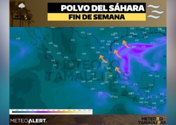 polvo del Sahara en Tamaulipas 2025