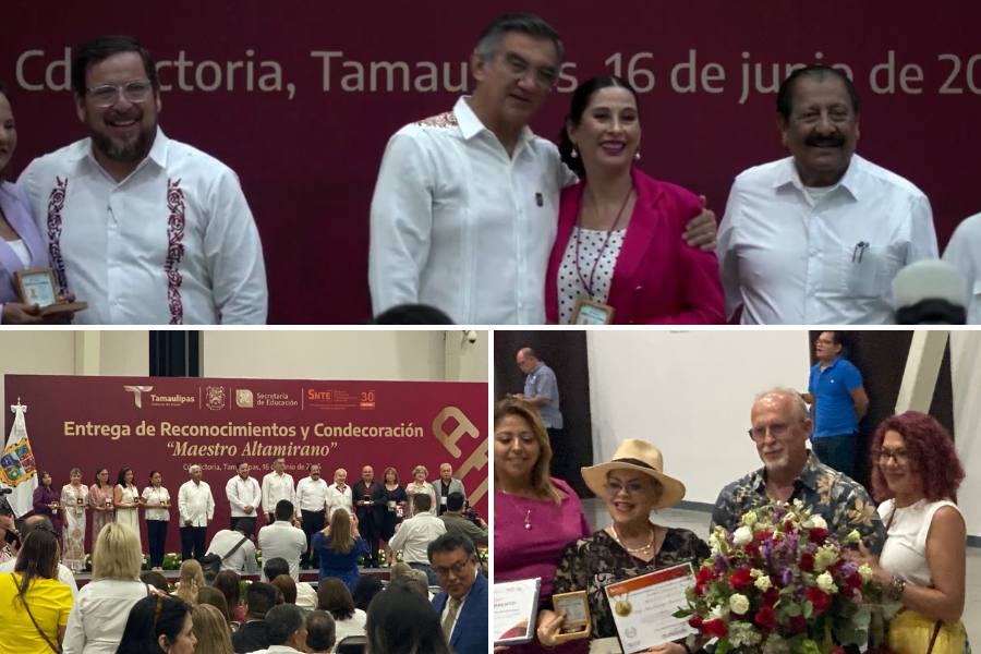reconocimiento a maestros en Tamaulipas