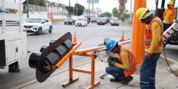 red de semáforos en Ciudad Victoria