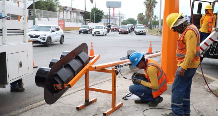 red de semáforos en Ciudad Victoria