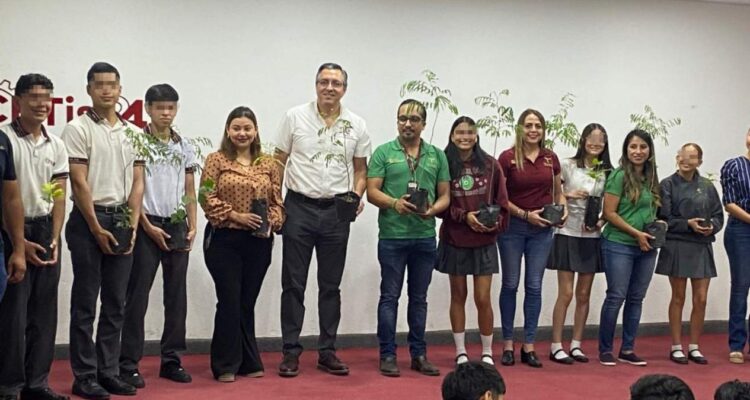reforestación en escuelas Ciudad Victoria
