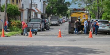 rehabilitación de calles en Ciudad Victoria