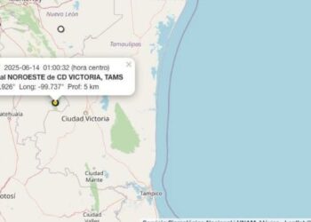 temblor en Ciudad Victoria