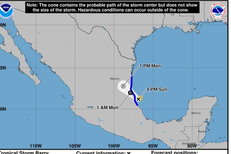 tormenta Barry Tamaulipas (1)