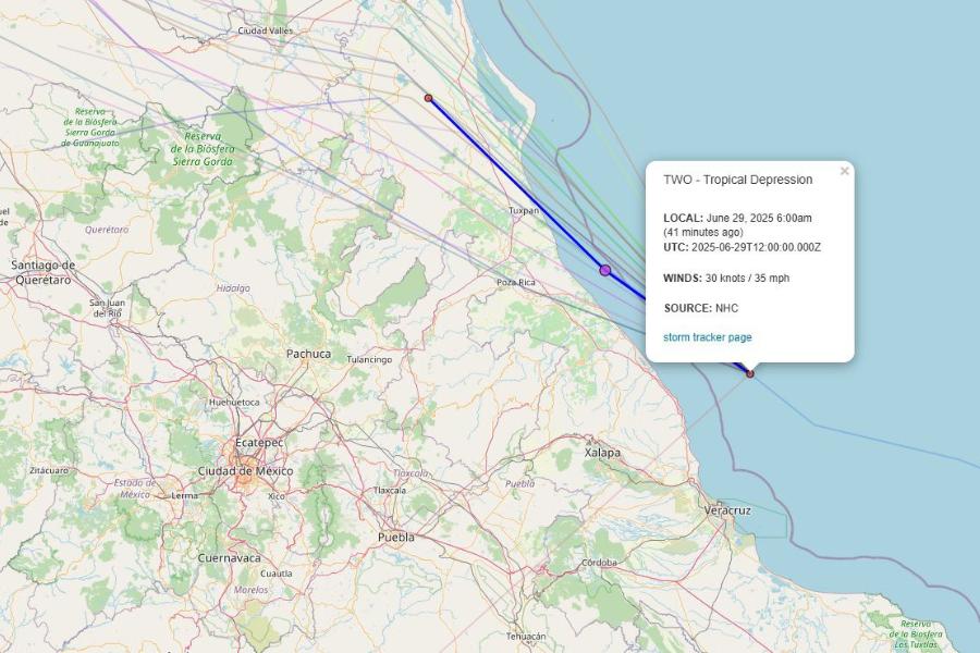 tormenta Barry en sur de Tamaulipas