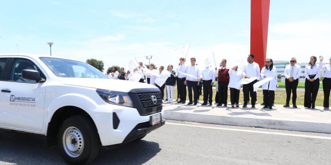 vehículos del IMSS Bienestar Tamaulipas