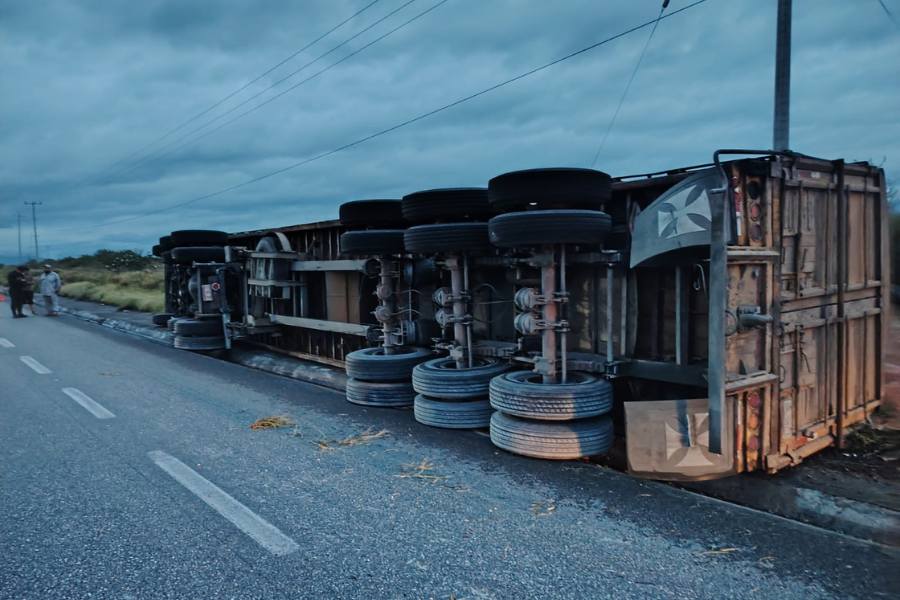 volcadura en Tamaulipas