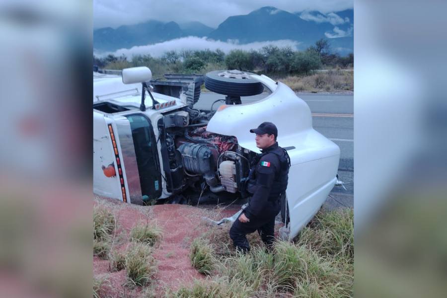 volcadura en Tamaulipas