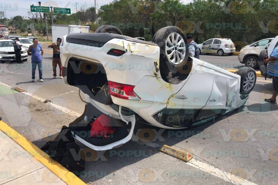 volcadura hoy en Ciudad Victoria