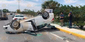 volcadura hoy en Ciudad Victoria