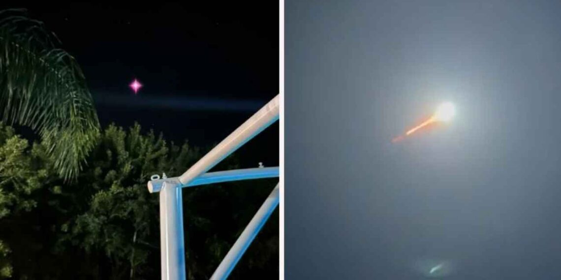 ¿Cayó un meteorito en Monterrey, Nuevo León Captan en video objeto luminoso en el cielo