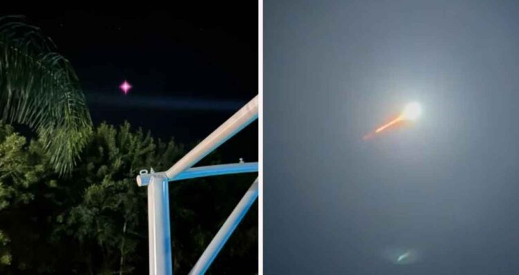 ¿Cayó un meteorito en Monterrey, Nuevo León Captan en video objeto luminoso en el cielo