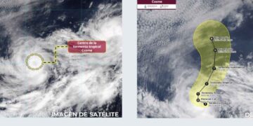 ¿Cuál es la trayectoria de la tormenta tropical Cosme, según la Conagua