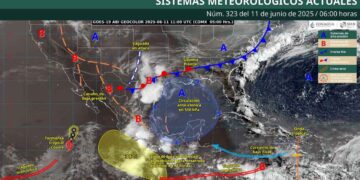 ¿Cuáles estados de México tendrán chubascos y lluvias debido a un nuevo sistema frontal?