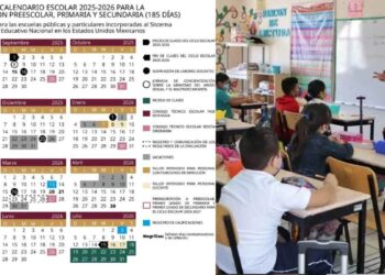 ¿Cuáles son los puentes y días de descansos del ciclo escolar 2025-2026?