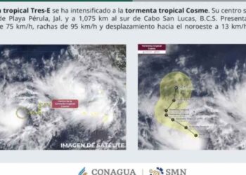 ¿Doble tormenta tropical 'Bárbara' y 'Cosme' se forman
