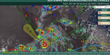 ¿Dónde ocasionará lluvias la Tormenta Tropical Flossie?