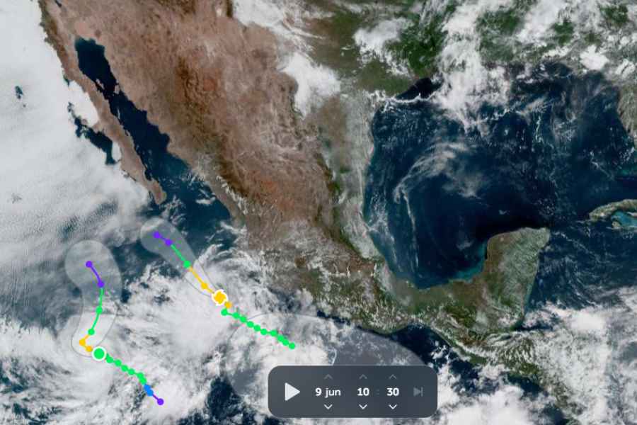 ¿Dónde ver EN VIVO la trayectoria del Huracán Bárbara en su categoría 1?