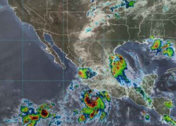 ¿Hacia dónde se dirige la tormenta tropical Flossie? Así se ve