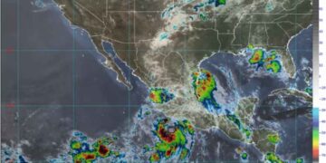 ¿Hacia dónde se dirige la tormenta tropical Flossie? Así se ve