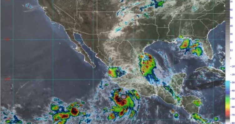 ¿Hacia dónde se dirige la tormenta tropical Flossie? Así se ve