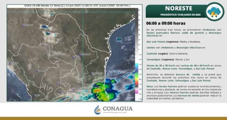 ¿Lloverá este viernes 13 en Tamaulipas?