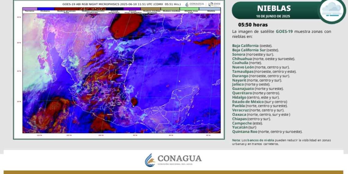 ¿Prevé el SMN lluvias para este 10 de junio en Tamaulipas?