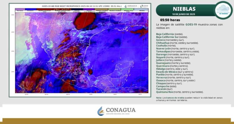 ¿Prevé el SMN lluvias para este 10 de junio en Tamaulipas?