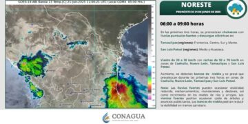 ¿Prevén lluvias con caída de granizo para este sábado en Tamaulipas?