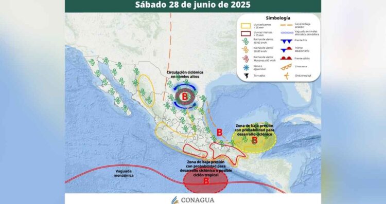 sábado 28 de junio clima