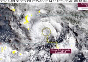 ¿Qué día podría convertirse la tormenta tropical Erick en huracán?
