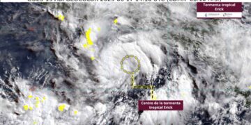 ¿Qué día podría convertirse la tormenta tropical Erick en huracán?