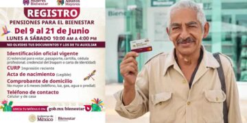 ¿Qué documentos deben presentar los adultos mayores para inscribirse en la Pensión Bienestar 2025?