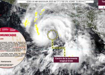 ¿Qué estado de México suspenderá las clases debido a la Tormenta Tropical “Erick”?