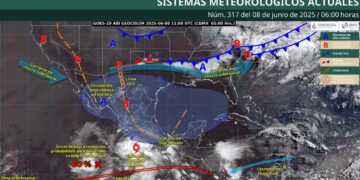 ¿Qué estados de México tendrán lluvias muy fuertes este domingo 8 de junio, según el SMN