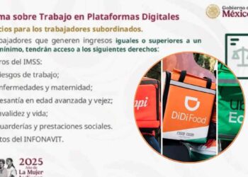 ¿Repartidores y choferes de apps tendrán IMSS e Infonavit