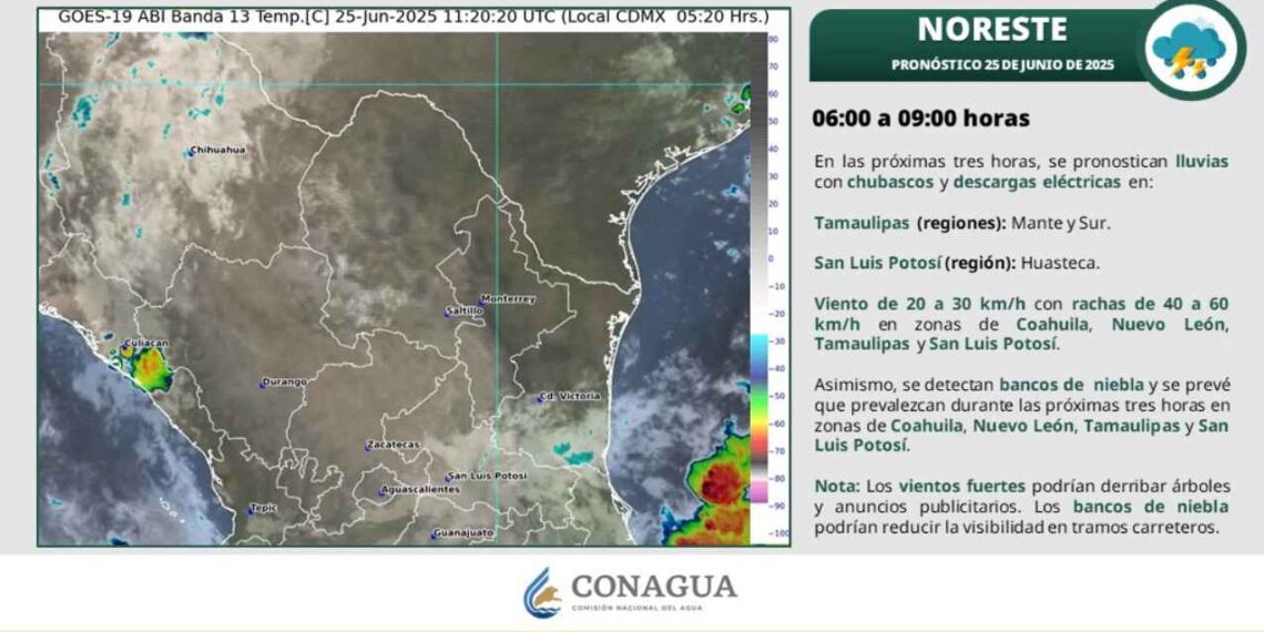 ¿Tamaulipas tendrá lluvias o altas temperaturas hoy?