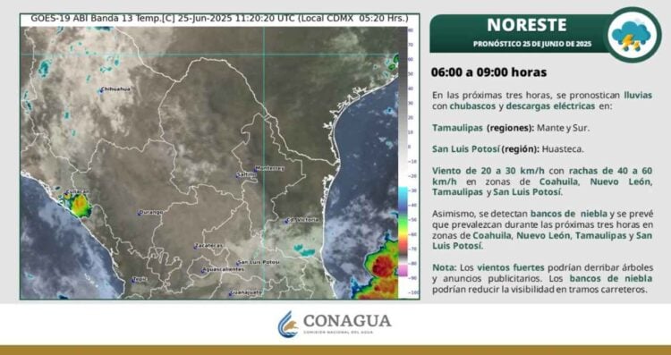 ¿Tamaulipas tendrá lluvias o altas temperaturas hoy?