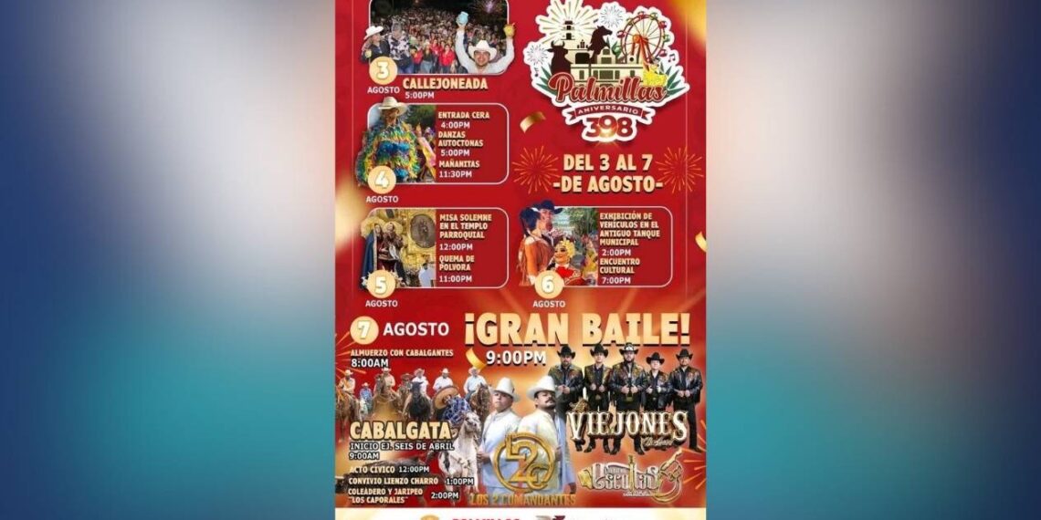 398 aniversario Palmillas