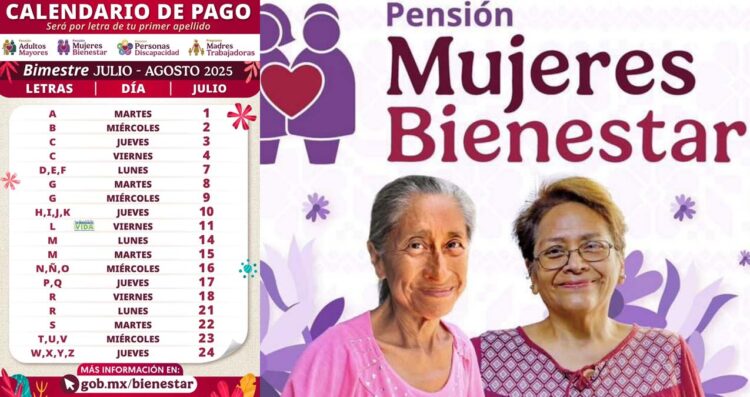 A qué adultas mayores les toca recibir este 17 de julio la Pensión Mujeres Bienestar