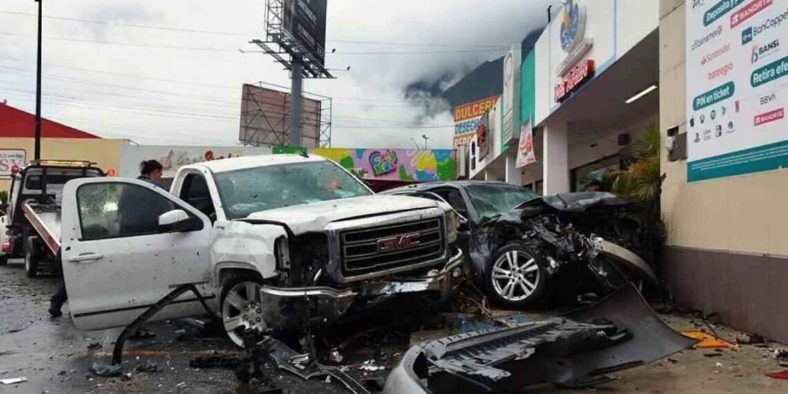 Accidente en Monterrey NL