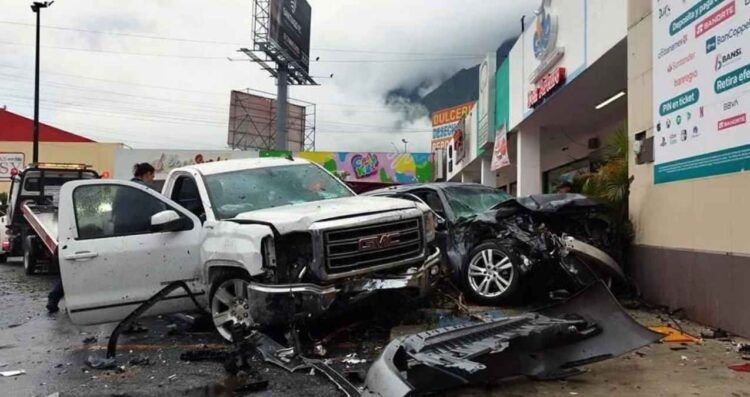 Accidente en Monterrey NL