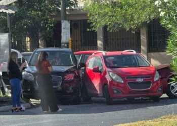 Accidente múltiple paraliza el tráfico en el bulevar de Reynosa, Tamaulipas