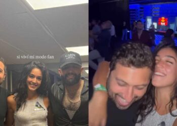 Ale Capetillo y su esposo viven su “primera cita” con Carin León en Madrid